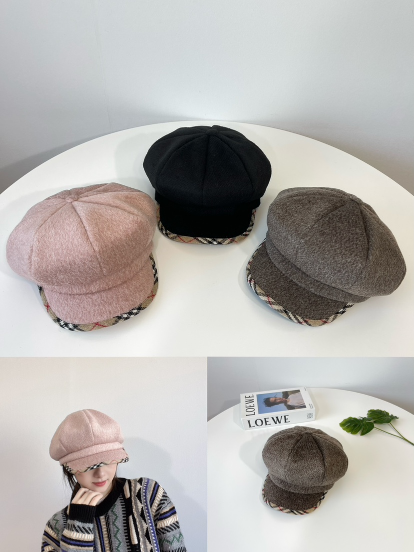 LOVELY HAT韓國代購㊣女士新款人氣職業推薦時尚休閑25秋冬帽子LOVELY HAT帽子