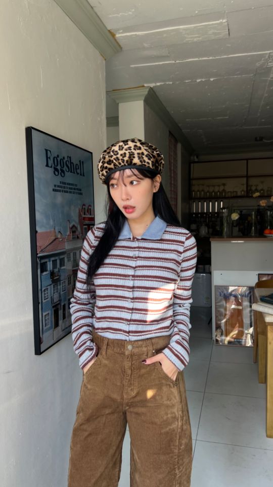 HEY/TO SEWING韓國直郵㊣女裝新款人氣職業休閑時尚長袖T恤BY HEY/TO SEWING長袖T恤