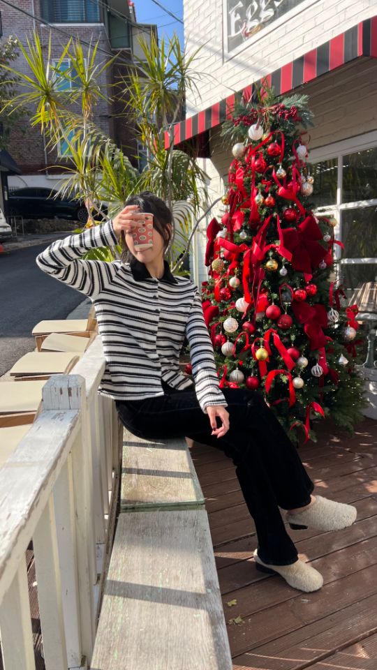 HEY/TO SEWING韓國直郵㊣女裝新款人氣職業休閑時尚長袖T恤BY HEY/TO SEWING長袖T恤