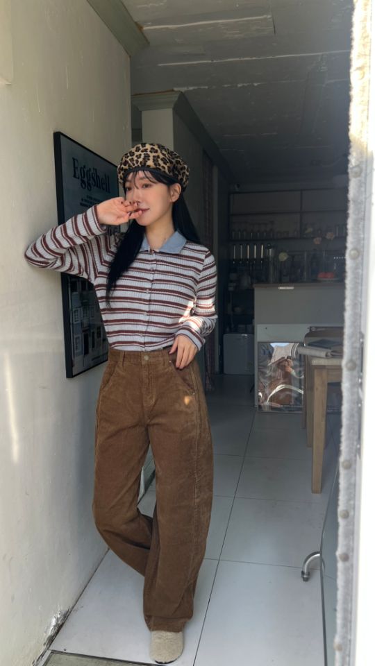 HEY/TO SEWING韓國直郵㊣女裝新款人氣職業休閑時尚長袖T恤BY HEY/TO SEWING長袖T恤