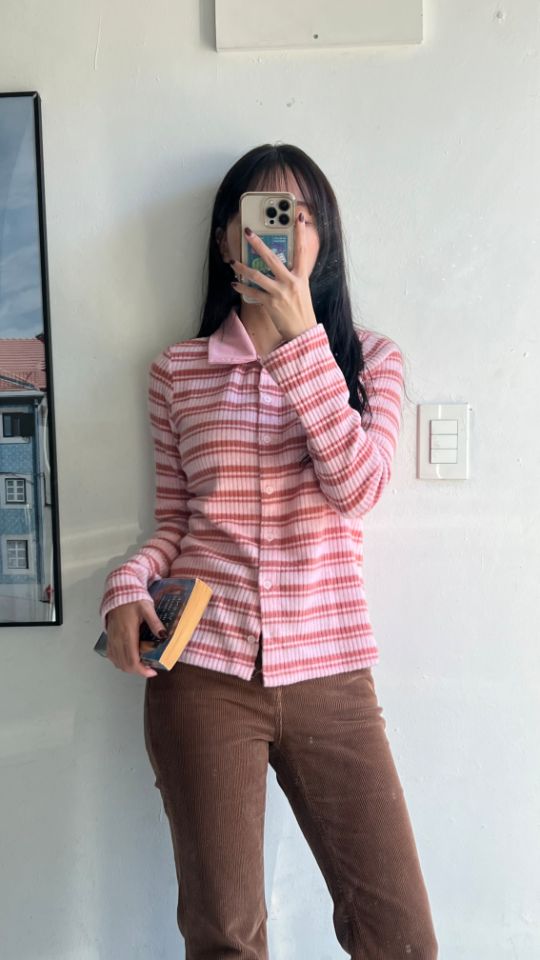 HEY/TO SEWING韓國直郵㊣女裝新款人氣職業休閑時尚長袖T恤BY HEY/TO SEWING長袖T恤圖色2