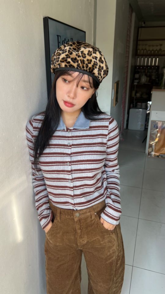 HEY/TO SEWING韓國直郵㊣女裝新款人氣職業休閑時尚長袖T恤BY HEY/TO SEWING長袖T恤圖色3