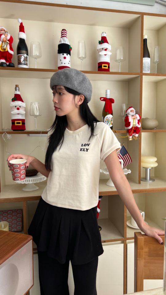 HEY/TO SEWING東大門㊣代購女裝新款熱賣人氣職業T恤絲絨BY HEY/TO SEWINGT恤