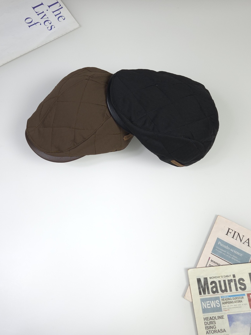 THE HAT-P東大門㊣直郵女士新款人氣推薦職業25秋冬帽子皮革THE HAT帽子