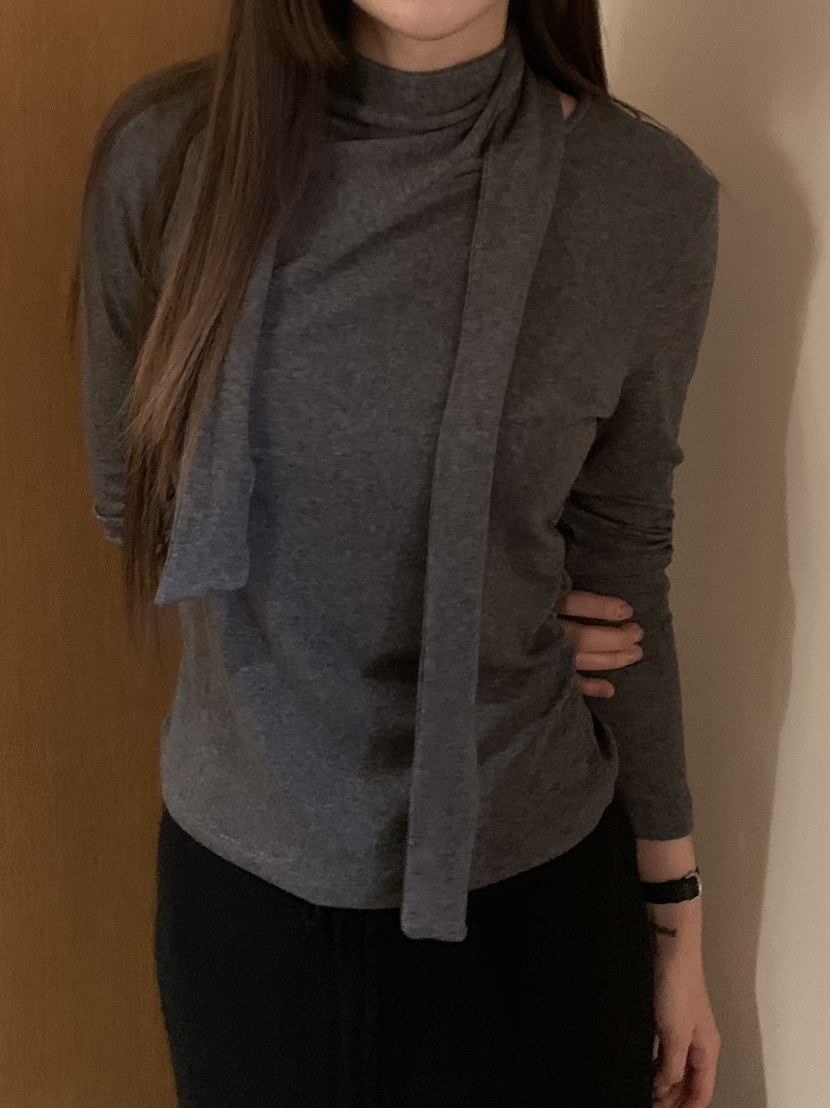 LEGACY韓國代購㊣女裝新款推薦休閑職業人氣熱賣長袖T恤羊毛LEGACY長袖T恤