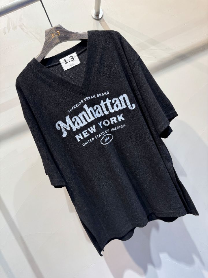 1.3韓國直郵㊣女裝新款熱賣人氣休閑25秋冬時尚職業推薦T恤1.3T恤