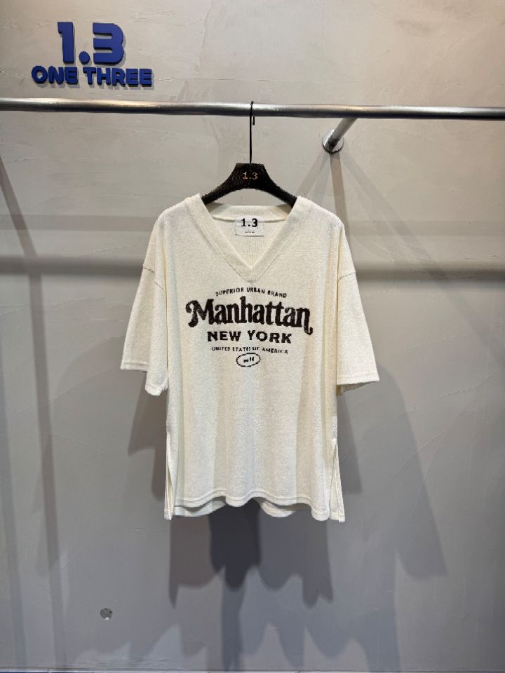 1.3韓國直郵㊣女裝新款熱賣人氣休閑25秋冬時尚職業推薦T恤1.3T恤圖色1