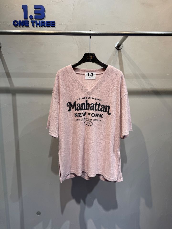 1.3韓國直郵㊣女裝新款熱賣人氣休閑25秋冬時尚職業推薦T恤1.3T恤圖色4