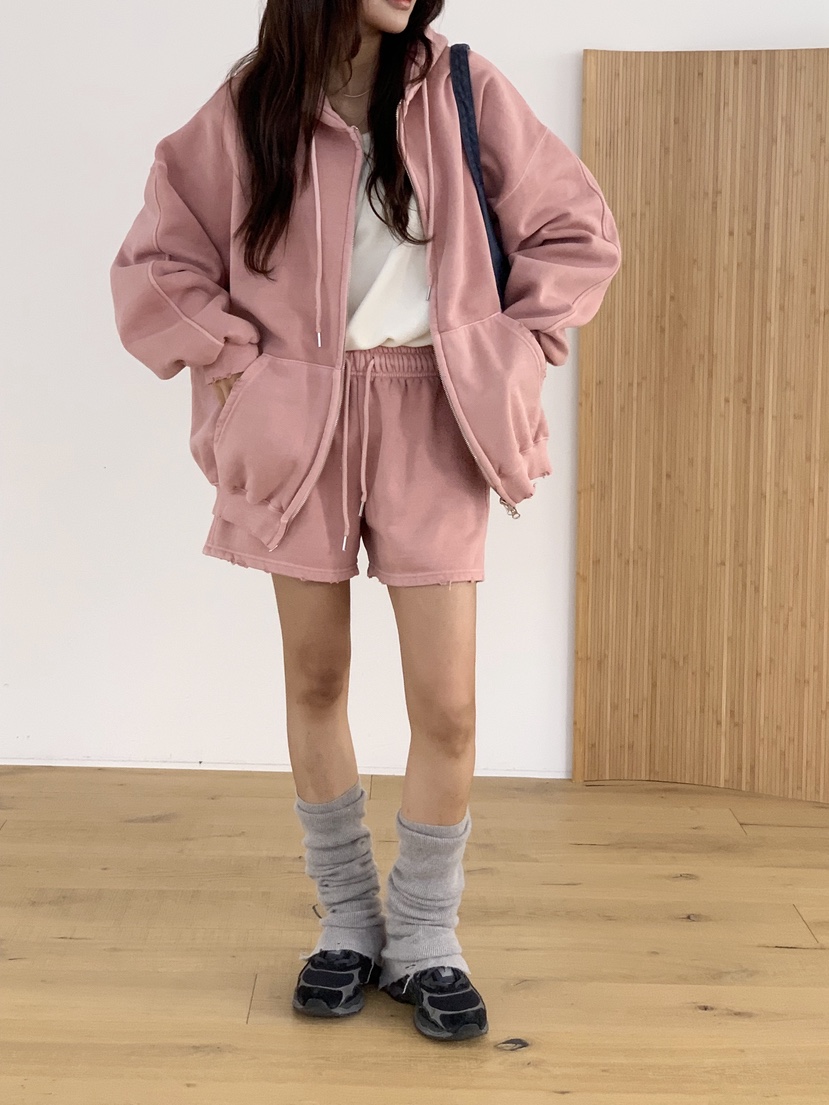 SUGAR CASE東大門㊣直郵女士新款熱賣人氣職業夾克連帽拉鏈衫SUGAR CASE夾克