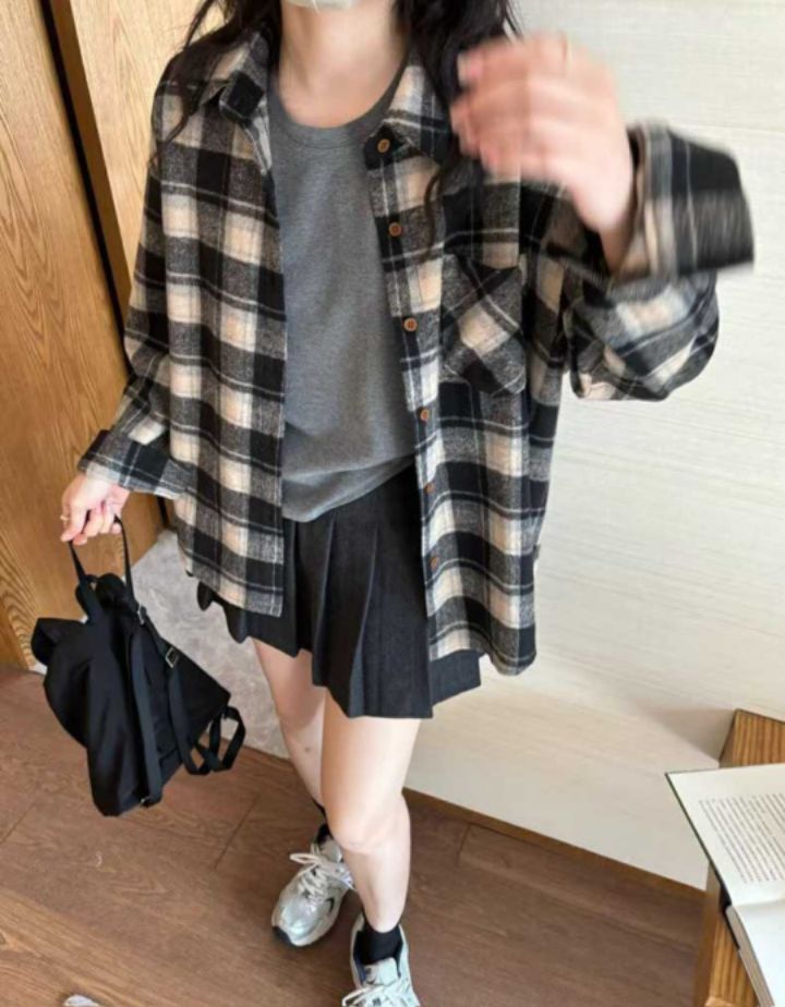 BOBBIE DOLL韓國代購㊣女士新款休閑人氣25秋冬襯衫蕾絲衫BOBBIE DOLL襯衫/蕾絲衫