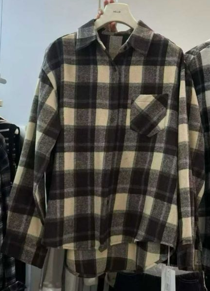 BOBBIE DOLL韓國代購㊣女士新款休閑人氣25秋冬襯衫蕾絲衫BOBBIE DOLL襯衫/蕾絲衫圖色1