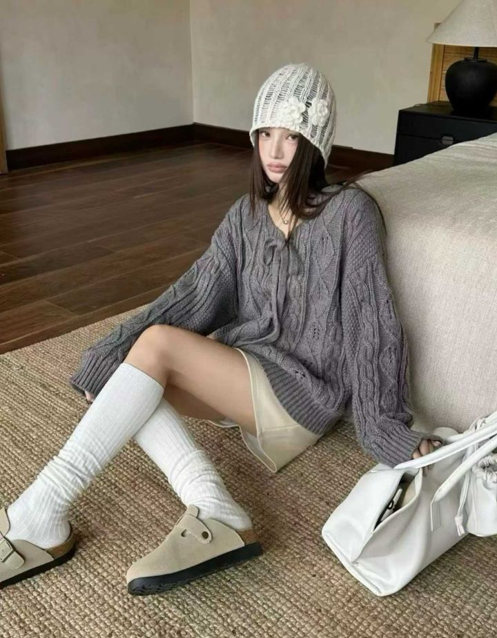 BOBBIE DOLL東大門㊣代購女士新品人氣熱賣25秋冬時尚毛衣BOBBIE DOLL毛衣