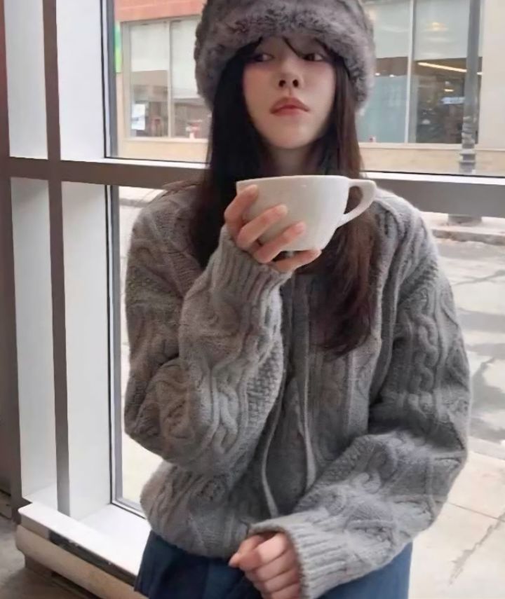 BOBBIE DOLL東大門㊣代購女士新品人氣熱賣25秋冬時尚毛衣BOBBIE DOLL毛衣圖色1