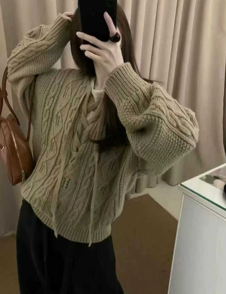 BOBBIE DOLL東大門㊣代購女士新品人氣熱賣25秋冬時尚毛衣BOBBIE DOLL毛衣圖色3