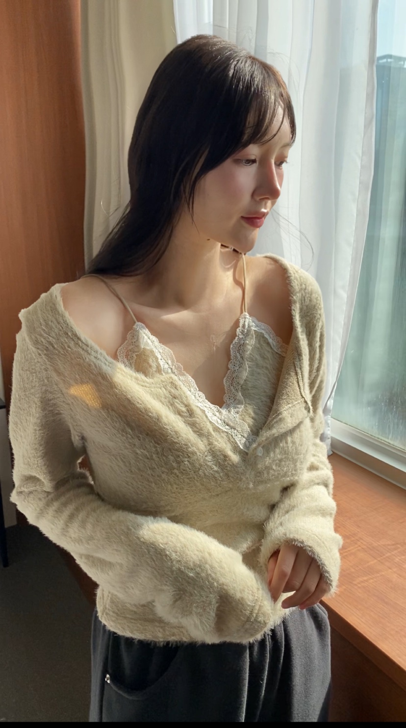 N BROWN東大門㊣直郵女士新款熱賣人氣25秋冬時尚推薦針織衫N BROWN針織衫