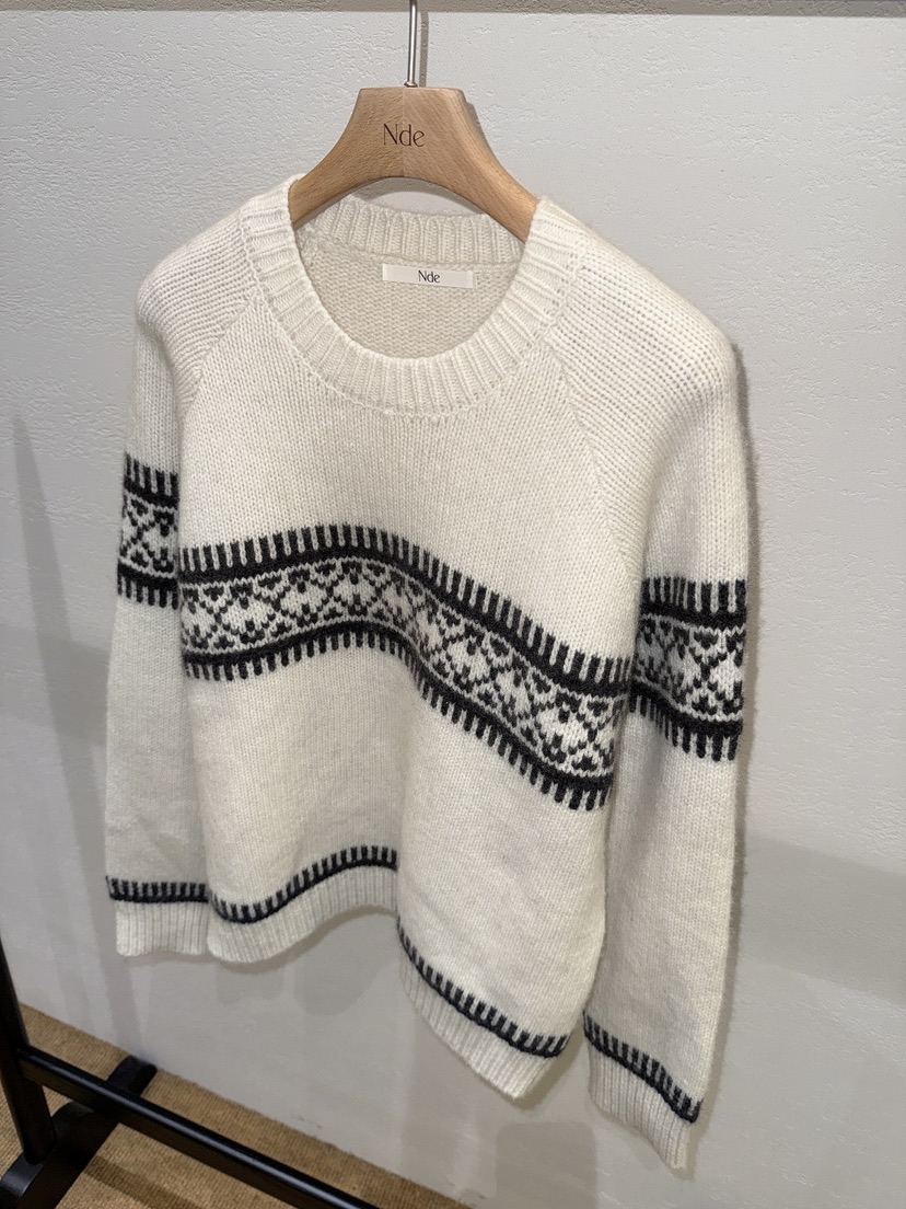 NDE東大門㊣實拍女裝新款時尚人氣休閑25秋冬職業熱賣毛衣羊毛NDE毛衣