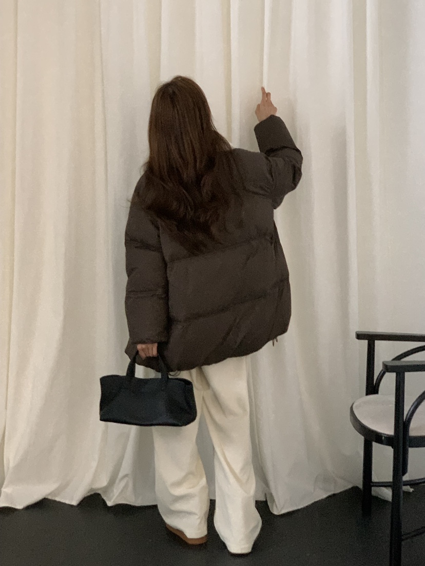 NOTICE東大門㊣實拍女裝新款推薦職業25秋冬時尚熱賣長款棉服NOTICE長款棉服