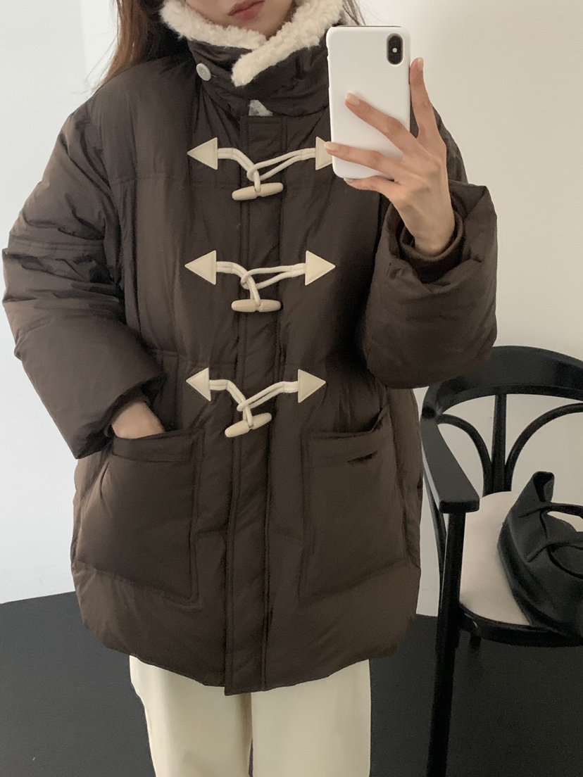 NOTICE東大門㊣實拍女裝新款推薦職業25秋冬時尚熱賣長款棉服NOTICE長款棉服