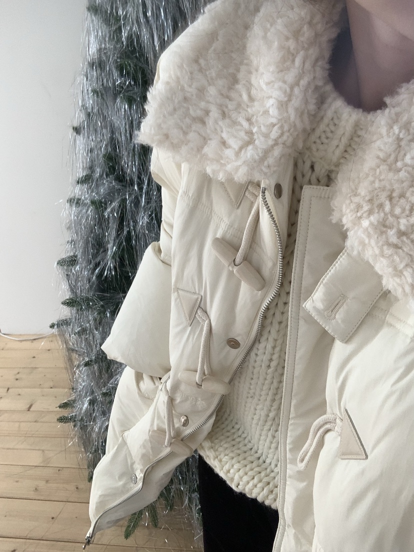 NOTICE東大門㊣實拍女裝新款推薦職業25秋冬時尚熱賣長款棉服NOTICE長款棉服