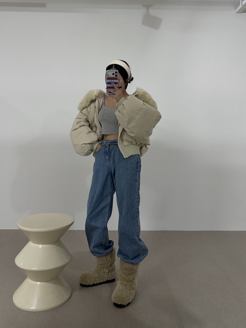 BLACK BABI東大門㊣代購女裝新品職業推薦休閑熱賣短款羽絨服BLACK BABI短款羽絨服