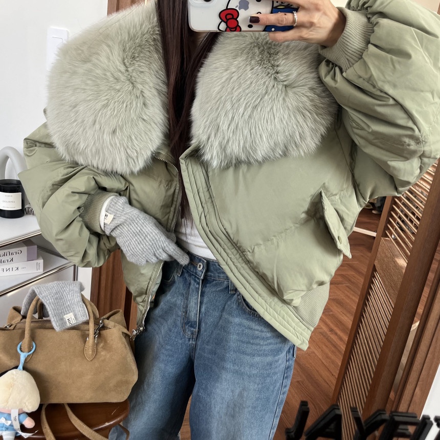 BLACK BABI東大門㊣代購女裝新品職業推薦休閑熱賣短款羽絨服BLACK BABI短款羽絨服