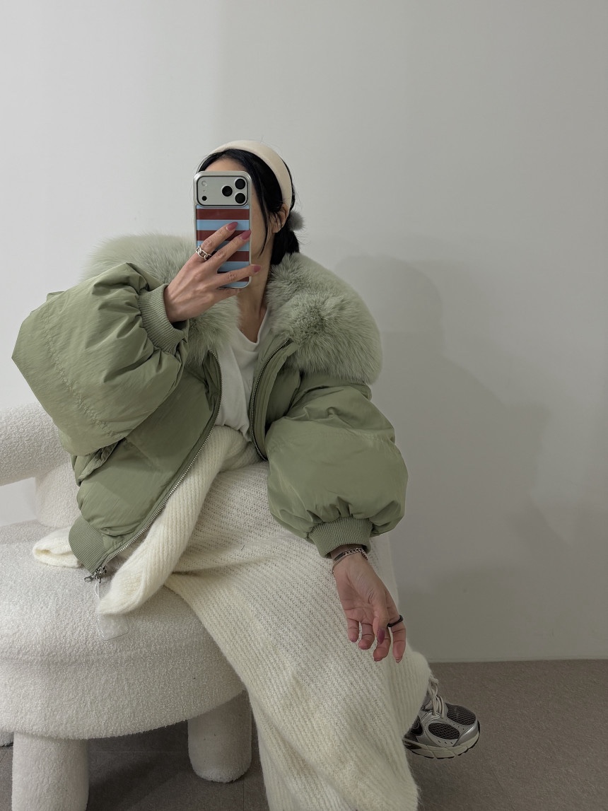 BLACK BABI東大門㊣代購女裝新品職業推薦休閑熱賣短款羽絨服BLACK BABI短款羽絨服圖色3