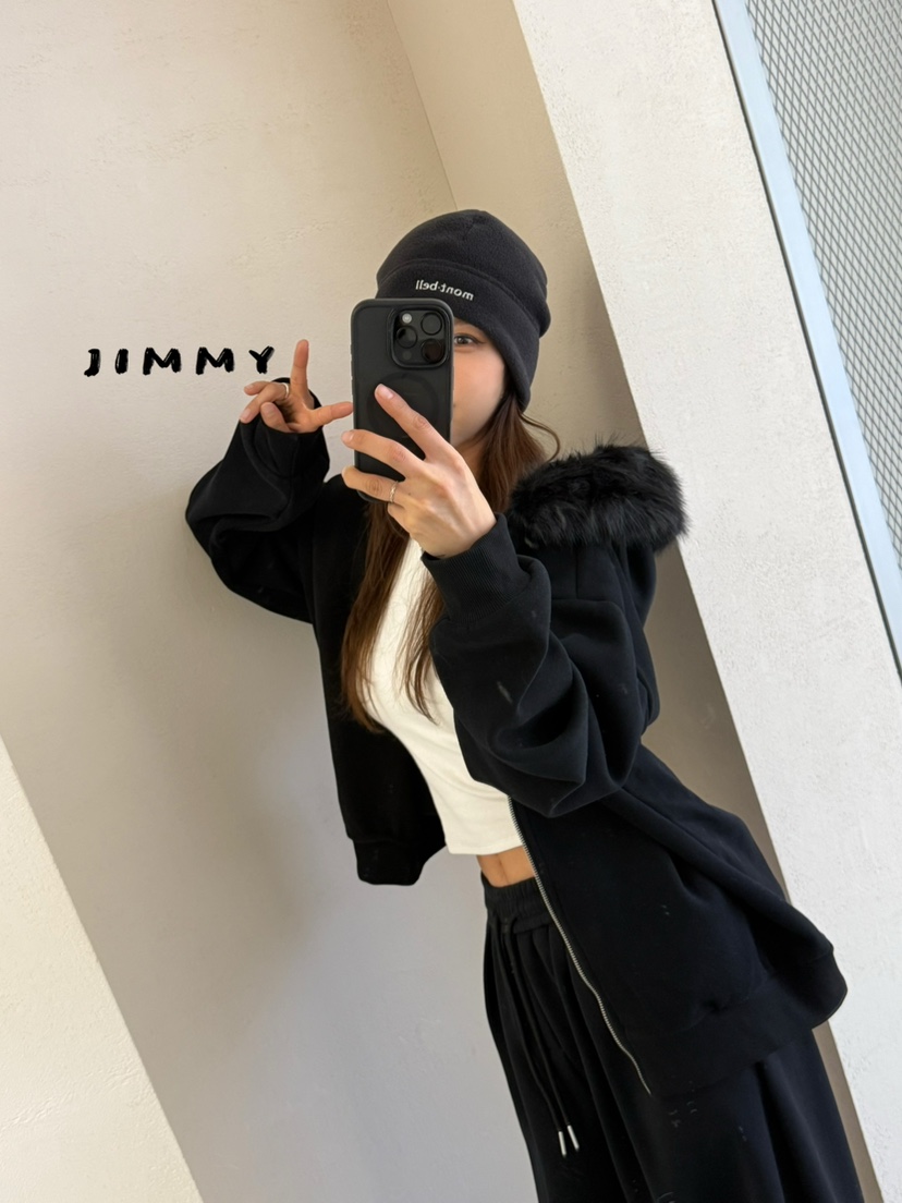 JIMMY東大門㊣實拍女士新款職業休閑人氣熱賣夾克連帽拉鏈衫JIMMY/REMAKE夾克