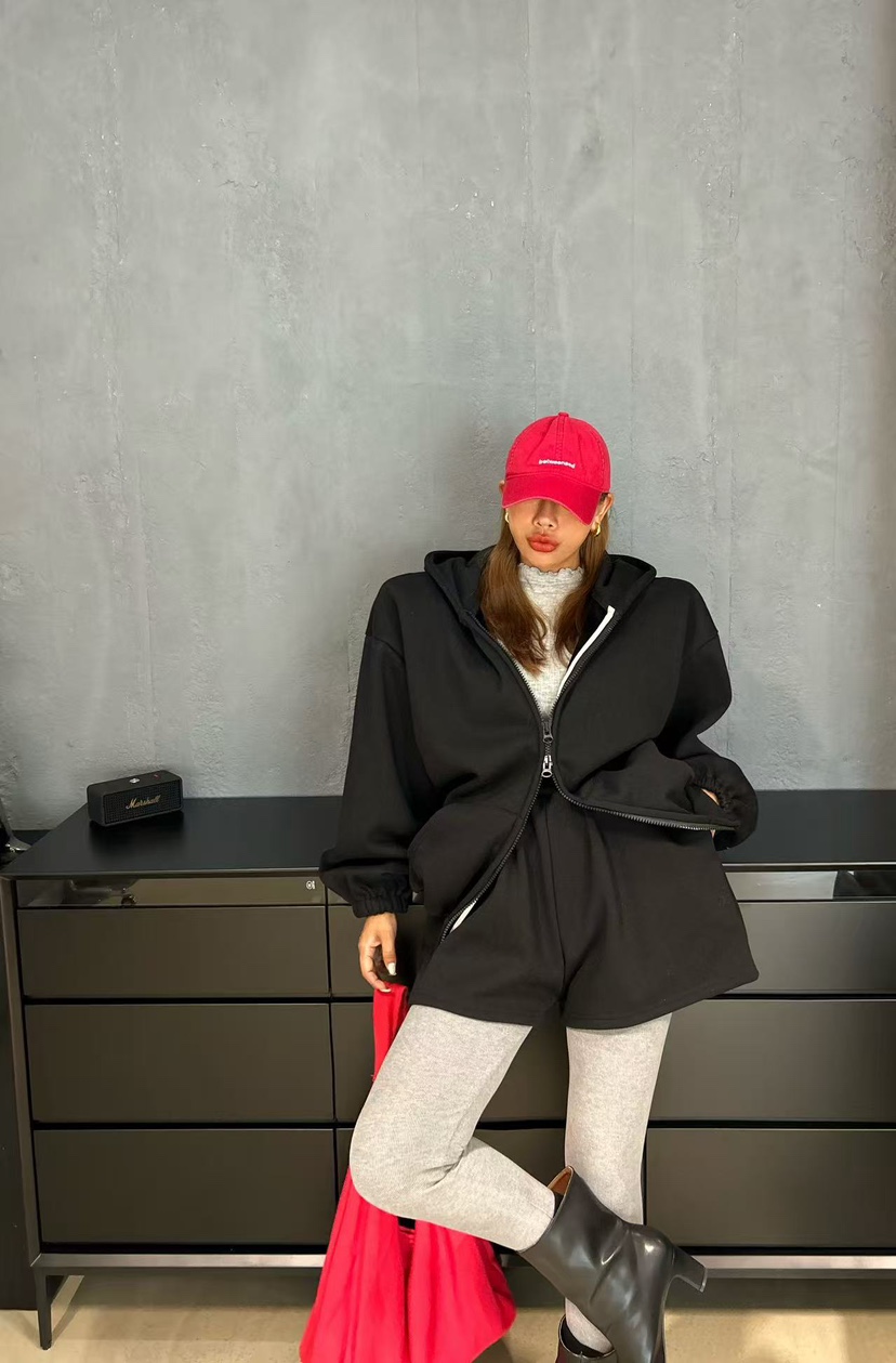 BLACK BABI韓國直郵㊣女士新款熱賣25秋冬真品套裝套裝貂皮BLACK BABI套裝圖色3