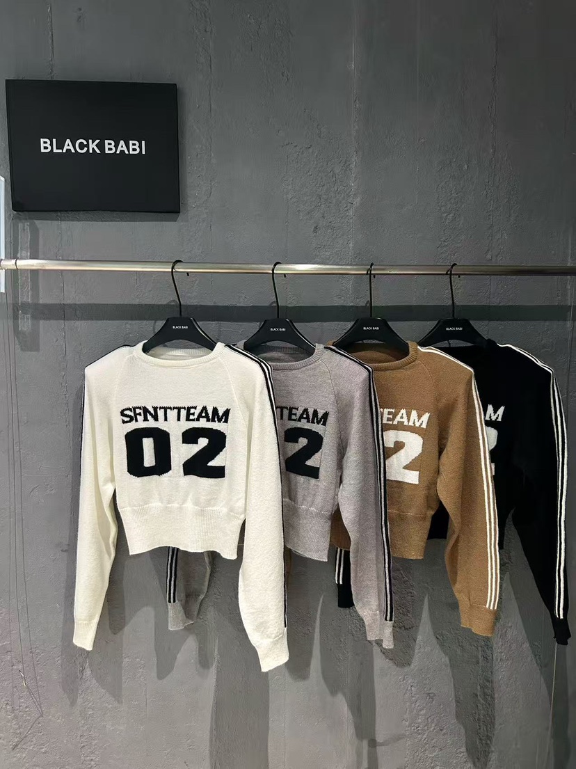 BLACK BABI東大門㊣代購女士新品職業休閑推薦人氣真品針織衫BLACK BABI針織衫