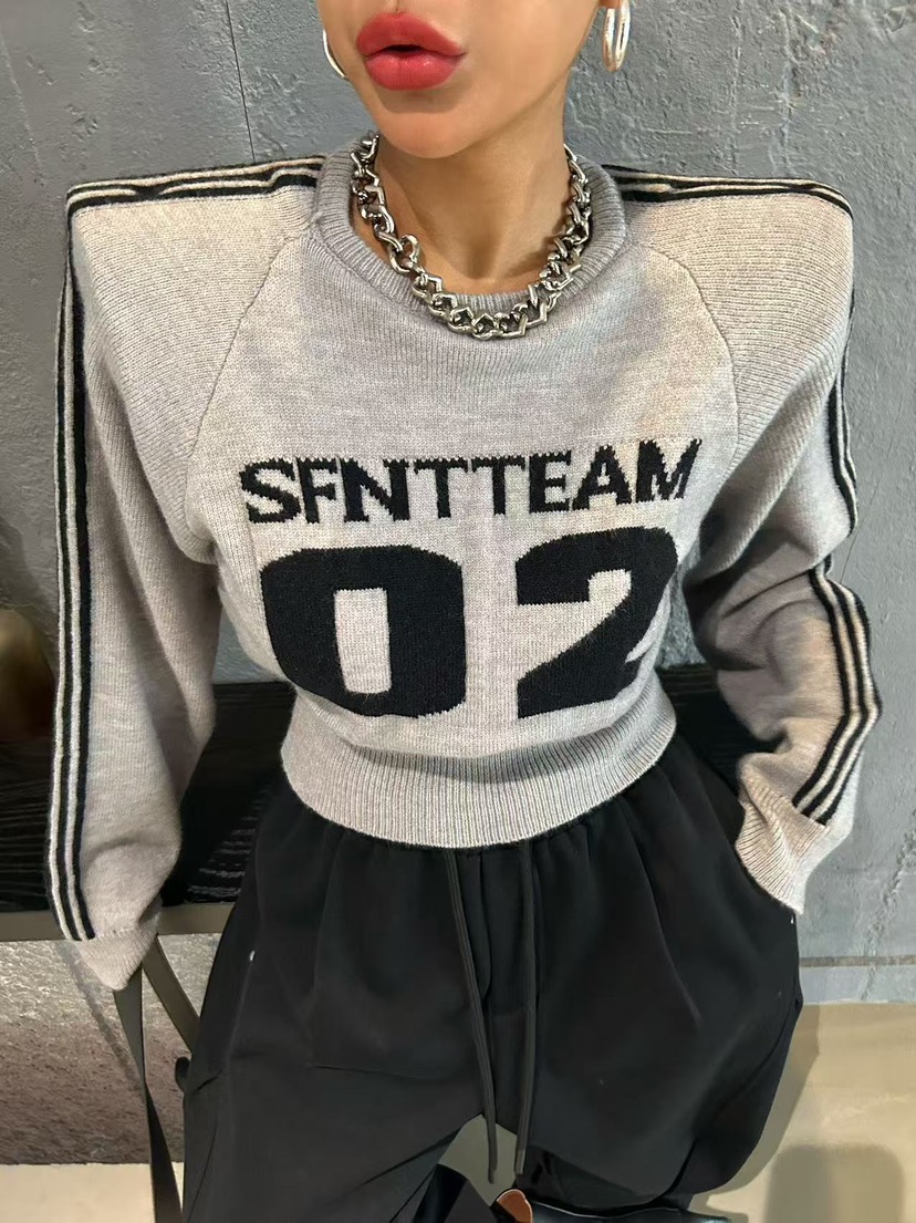 BLACK BABI東大門㊣代購女士新品職業休閑推薦人氣真品針織衫BLACK BABI針織衫圖色2