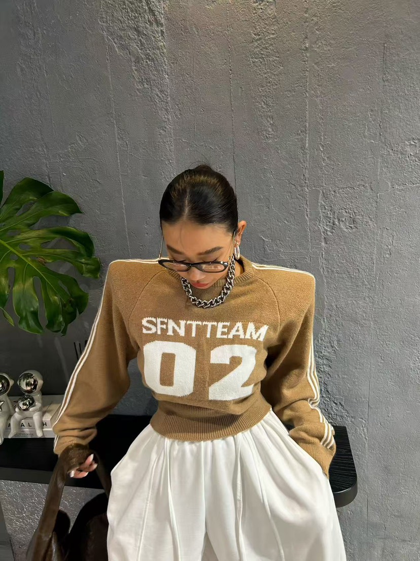 BLACK BABI東大門㊣代購女士新品職業休閑推薦人氣真品針織衫BLACK BABI針織衫圖色3