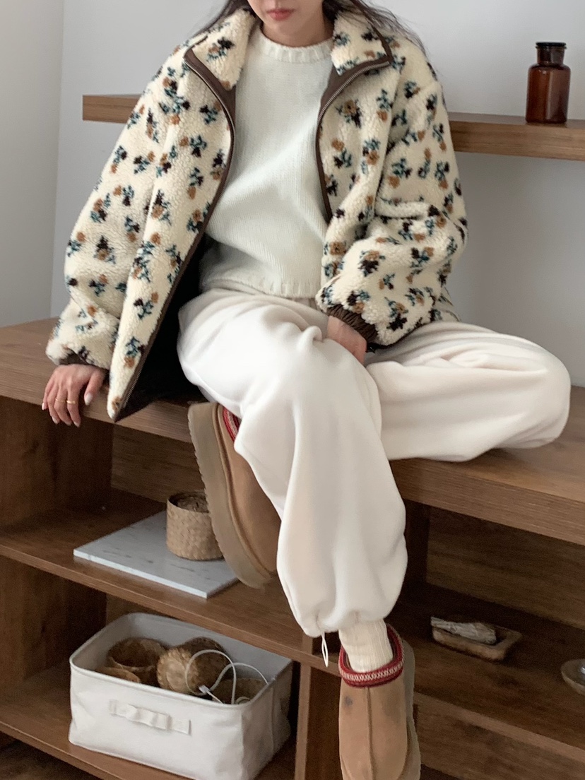 BLEECKER韓國代購㊣女士新品職業時尚25秋冬休閑休閑褲抓絨BLEECKER休閑褲