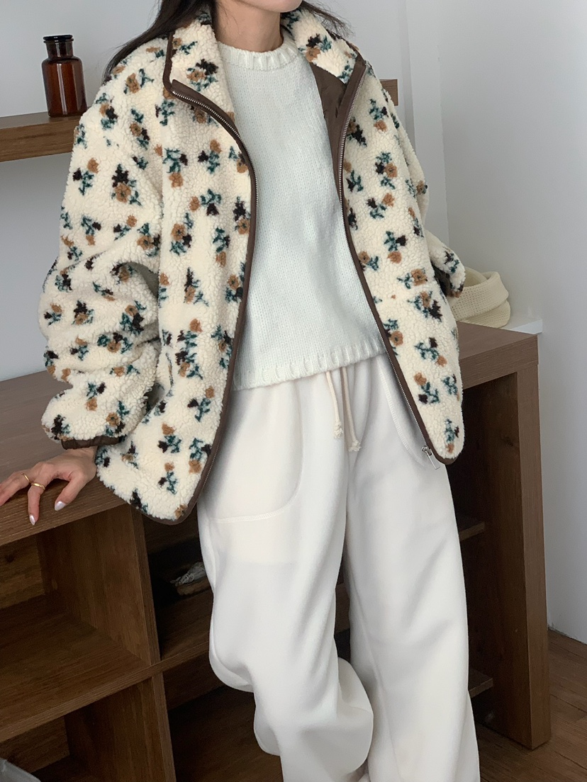 BLEECKER韓國代購㊣女士新品職業時尚25秋冬休閑休閑褲抓絨BLEECKER休閑褲