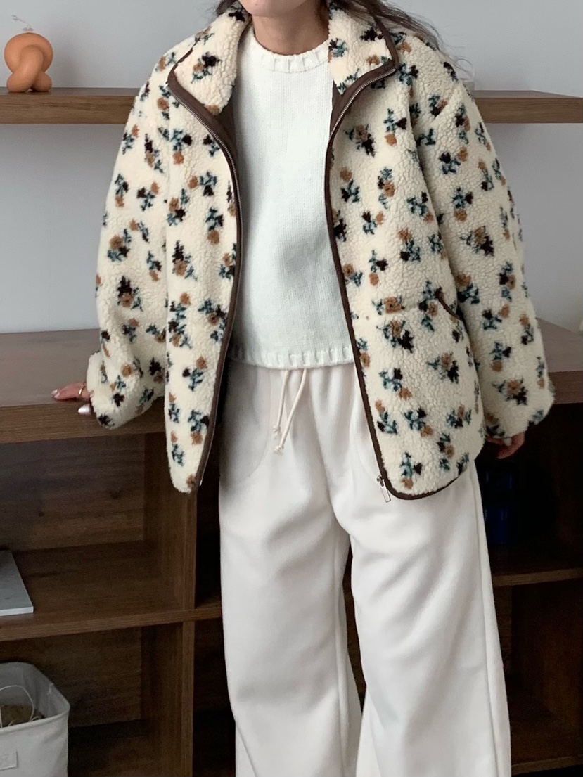 BLEECKER韓國代購㊣女士新品職業時尚25秋冬休閑休閑褲抓絨BLEECKER休閑褲