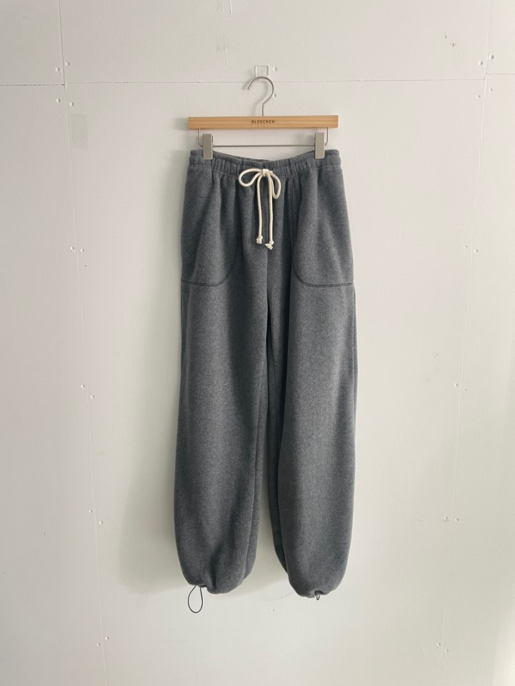 BLEECKER韓國代購㊣女士新品職業時尚25秋冬休閑休閑褲抓絨BLEECKER休閑褲圖色1