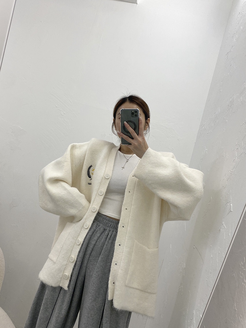 BLACK BABI韓國直郵㊣女士新款25秋冬熱賣休閑人氣職業針織衫BLACK BABI針織衫圖色1