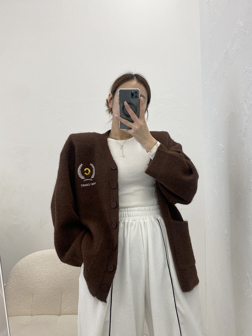 BLACK BABI韓國直郵㊣女士新款25秋冬熱賣休閑人氣職業針織衫BLACK BABI針織衫圖色2