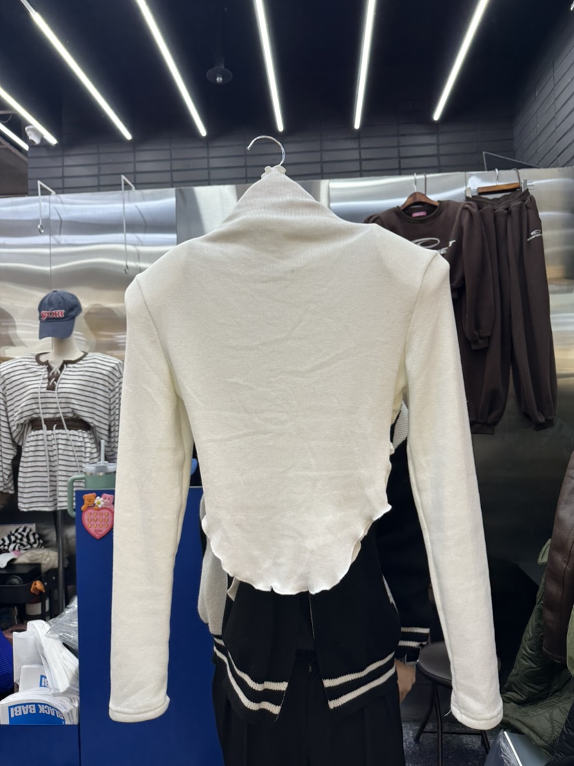 BLACK BABI韓國直郵㊣女裝新款真品職業25秋冬人氣長袖T恤BLACK BABI長袖T恤