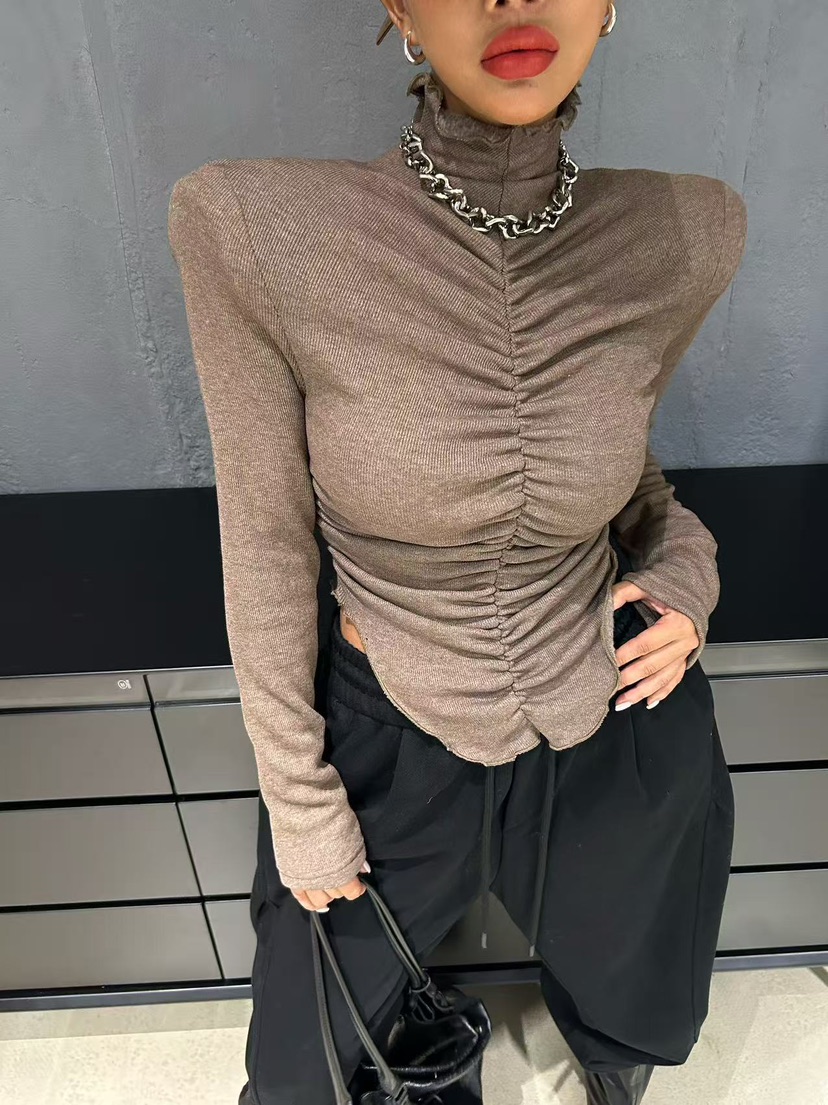 BLACK BABI韓國直郵㊣女裝新款真品職業25秋冬人氣長袖T恤BLACK BABI長袖T恤圖色3