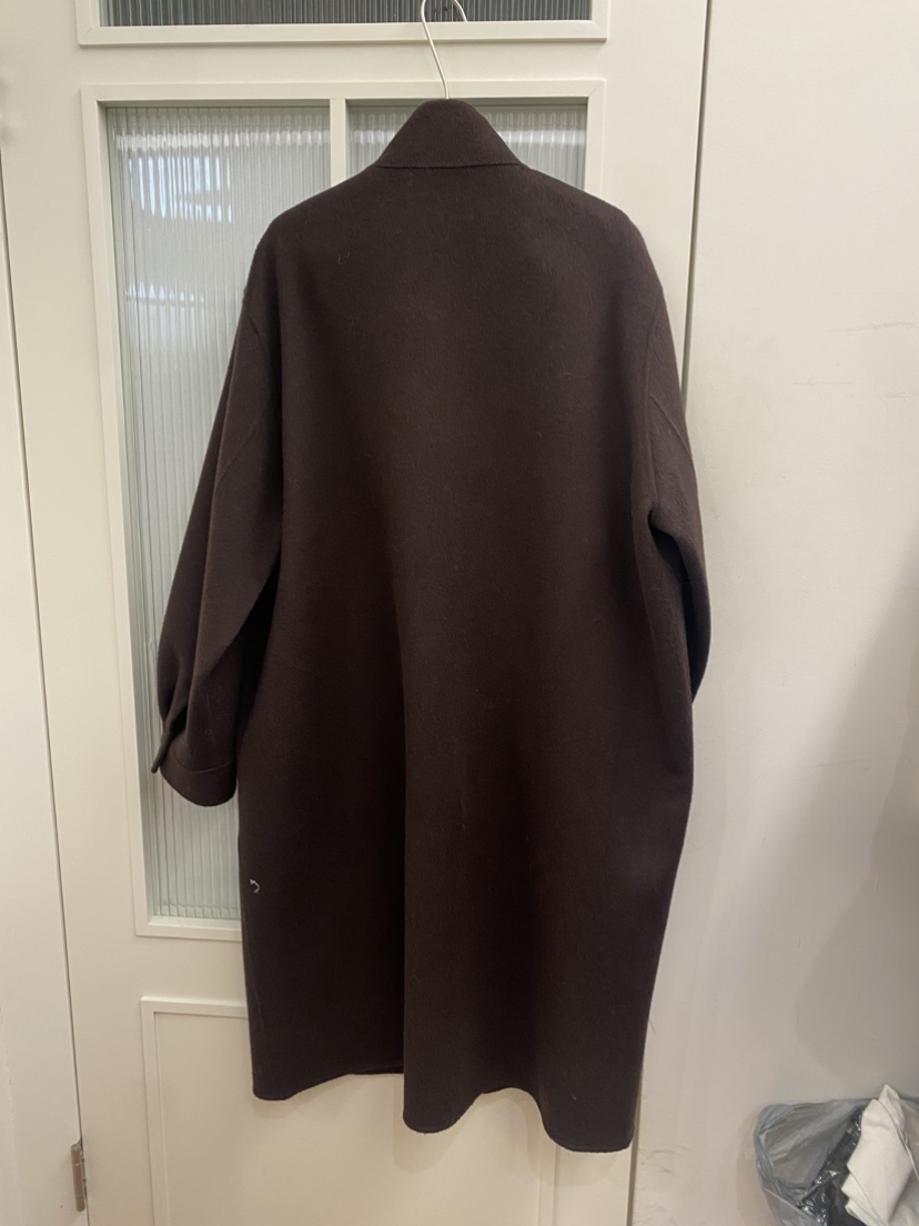 JADEMARKET東大門㊣代購女裝新款熱賣中長款大衣不含圍巾口袋長款JADE MARKET中長款大衣