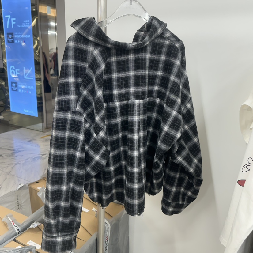 TOPDRESSING東大門㊣實拍女裝新款熱賣25秋冬休閑襯衫蕾絲衫TOPDRESSING襯衫/蕾絲衫