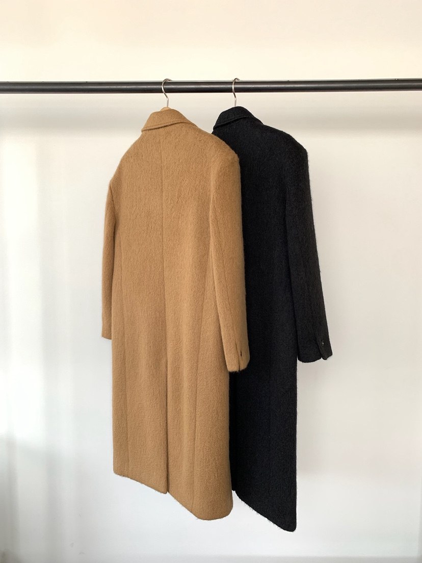 UNDERSON韓國直郵㊣女裝新品推薦人氣熱賣休閑真品中長款大衣UNDERSON中長款大衣