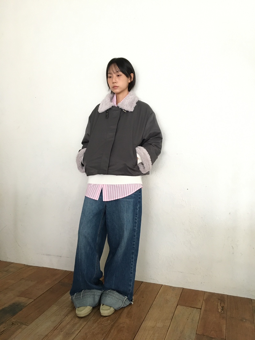 CCW韓國直郵㊣女士新品熱賣推薦職業真品時尚休閑人氣夾克棉CCW--NYUNYU夾克