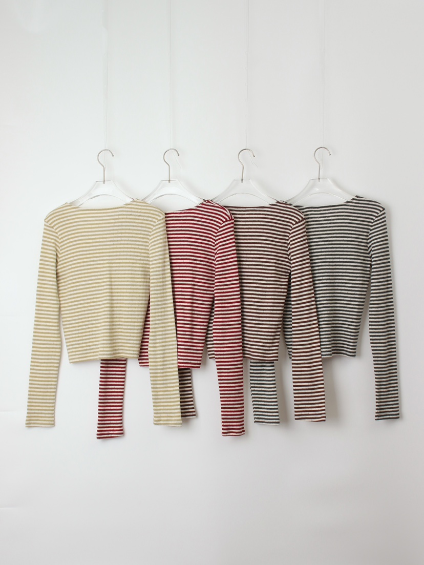 CCW東大門㊣實拍女裝新品熱賣25秋冬休閑推薦職業人氣長袖T恤CCW--NYUNYU長袖T恤