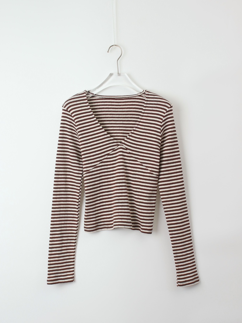 CCW東大門㊣實拍女裝新品熱賣25秋冬休閑推薦職業人氣長袖T恤CCW--NYUNYU長袖T恤圖色4