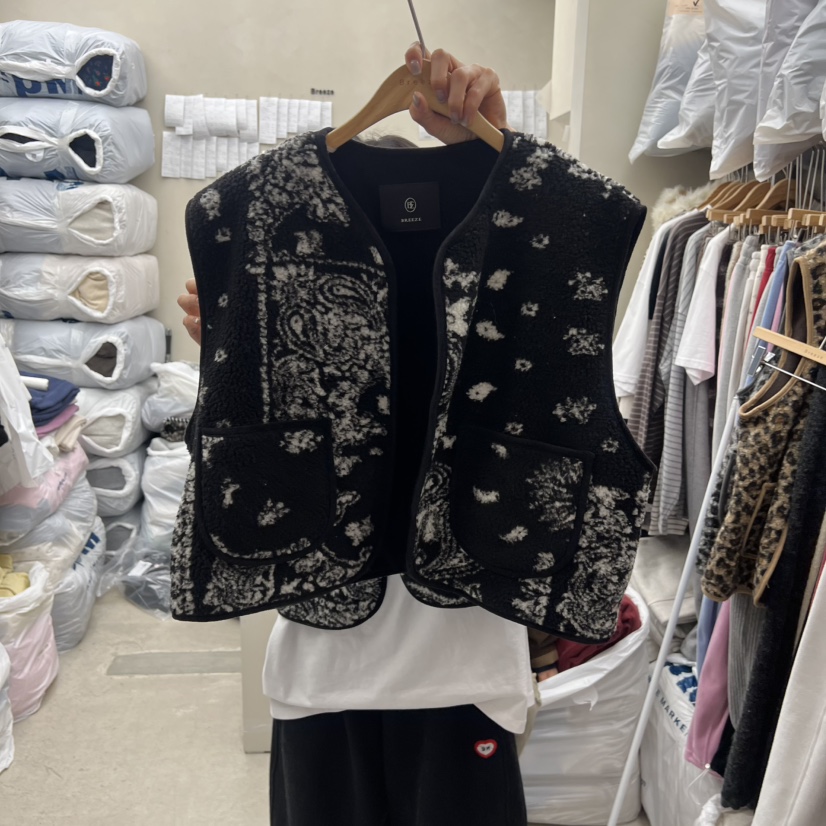 BREEZE東大門㊣代購女士新款休閑人氣真品推薦職業熱賣馬甲BREEZE馬甲圖色2