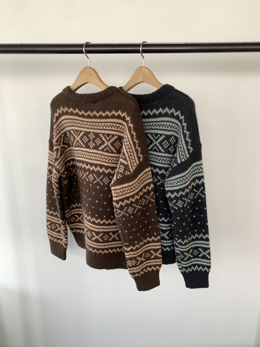 UNDERSON東大門㊣代購女裝新品時尚25秋冬休閑職業真品毛衣UNDERSON毛衣