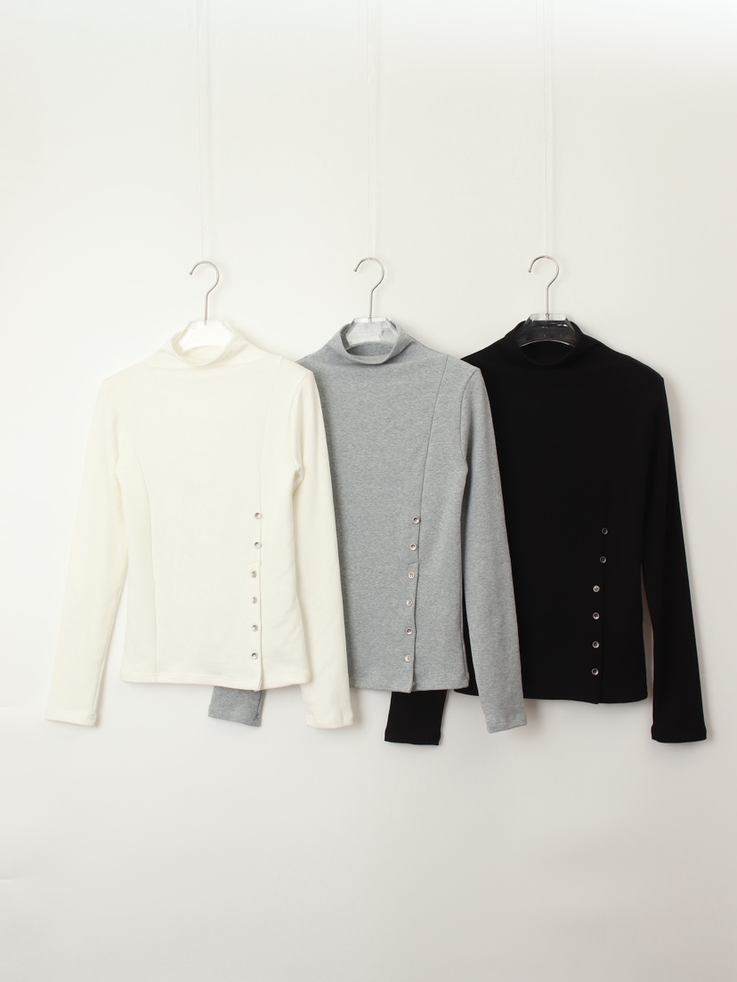 CCW東大門㊣實拍女裝新品熱賣職業推薦25秋冬人氣時尚長袖T恤CCW--NYUNYU長袖T恤