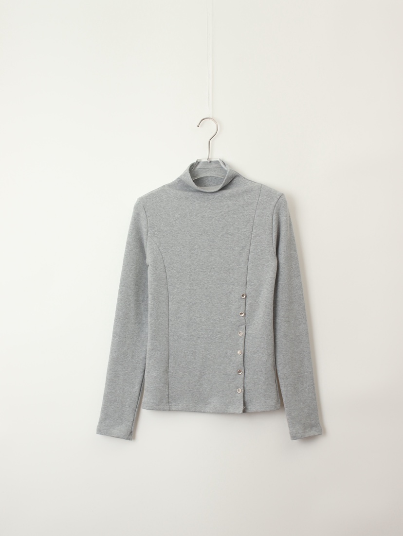 CCW東大門㊣實拍女裝新品熱賣職業推薦25秋冬人氣時尚長袖T恤CCW--NYUNYU長袖T恤圖色2