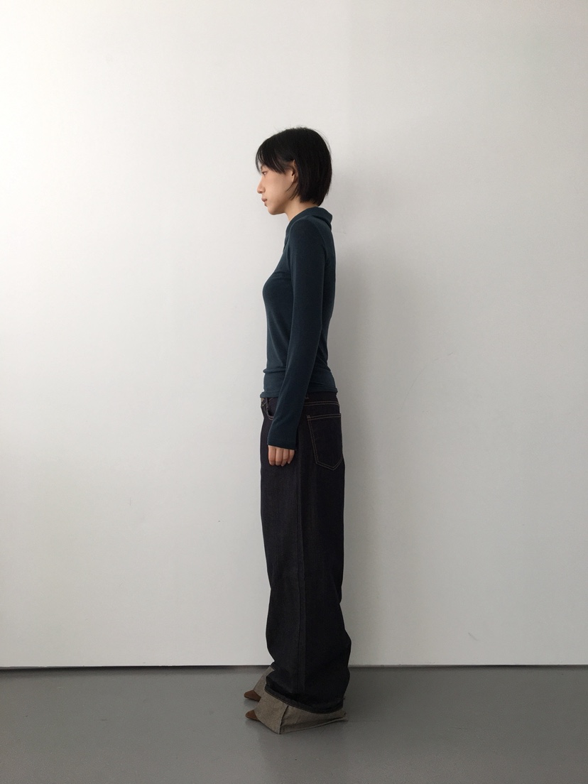 CCW韓國直郵㊣女裝新品時尚真品職業推薦休閑熱賣25秋冬長袖T恤CCW--NYUNYU長袖T恤